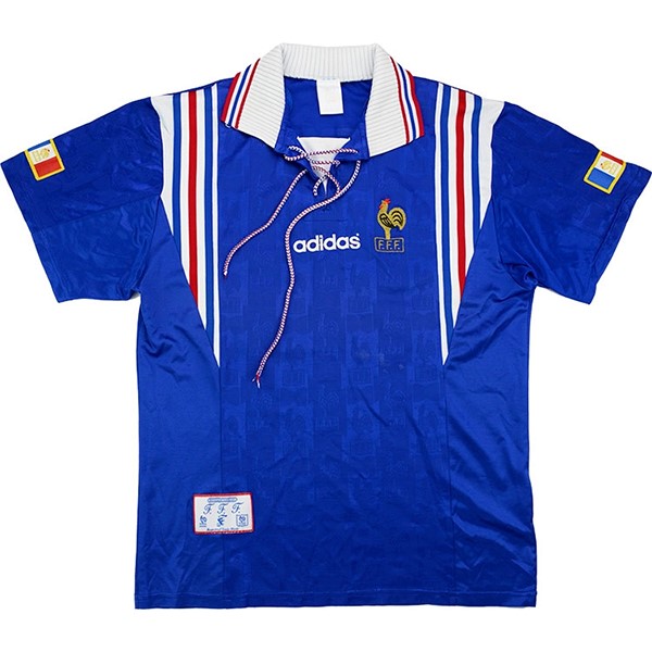 Tailandia Camiseta Francia 1ª Kit Retro 1996 Azul
